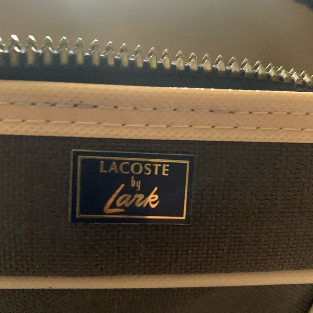 Vintage Lacoste by Lark carry on suitcase . - Picture 4 of 14